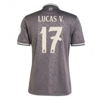 Camiseta Real Madrid Lucas Vazquez #17 Tercera Equipación 2024-25 manga corta